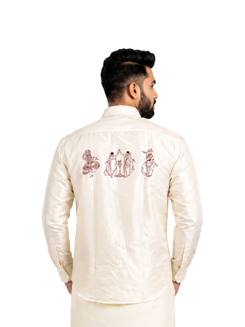 Nritya Onam Embroidered Shirt