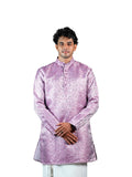 Lavender Paisley Jacquard Kurta for Men