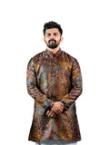 Multicolour Kashmiri Tapestry Jacquard Kurta for Men