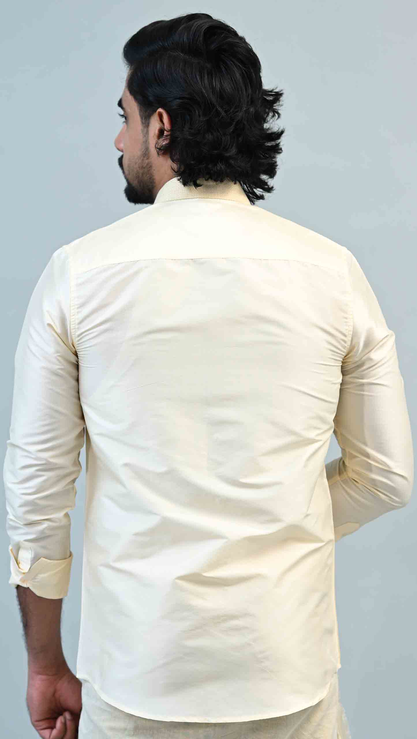 Art Silk Jacquard Slim Fit Kurta