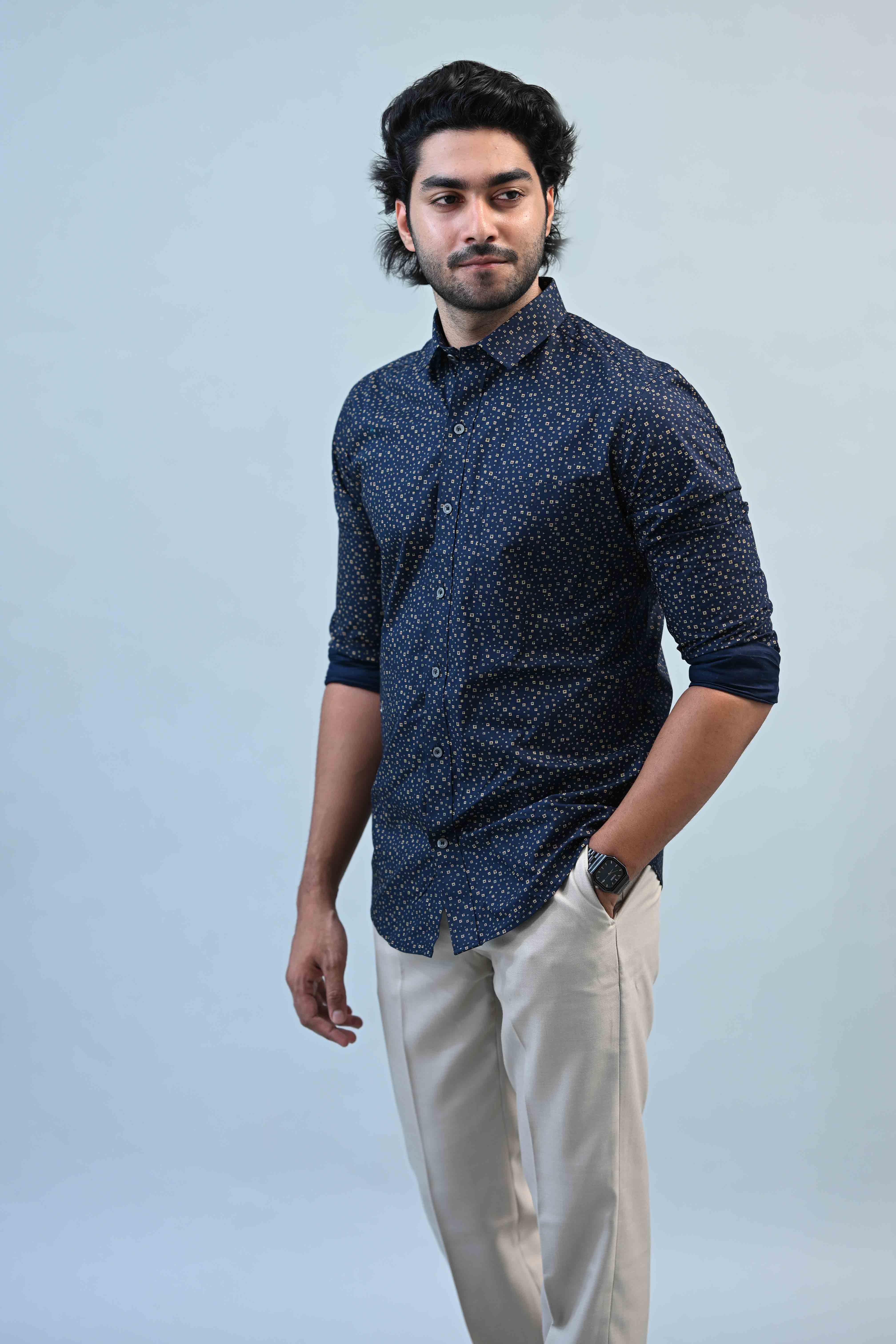 Art Silk Jacquard Slim Fit Kurta