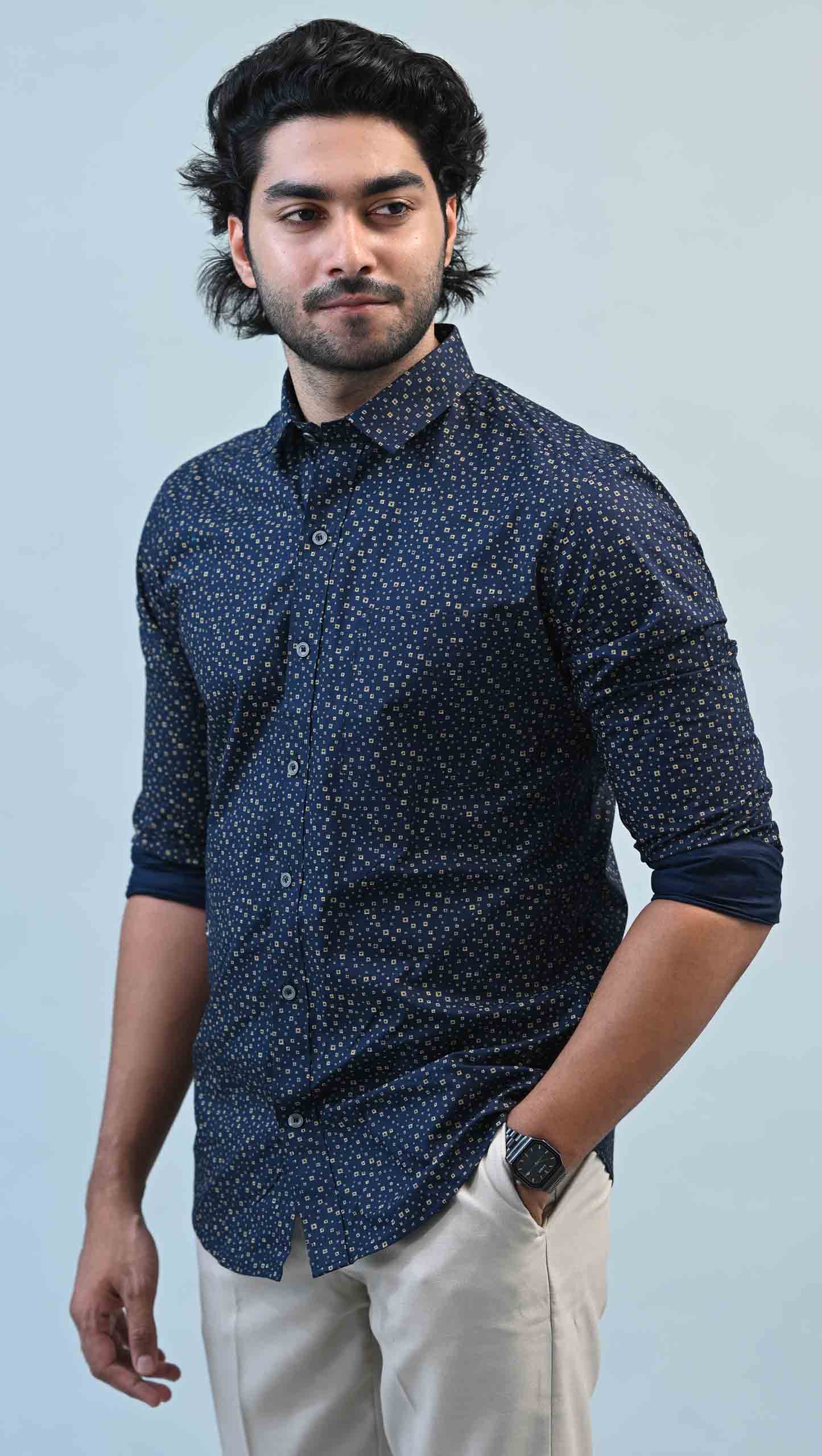 Art Silk Jacquard Slim Fit Kurta