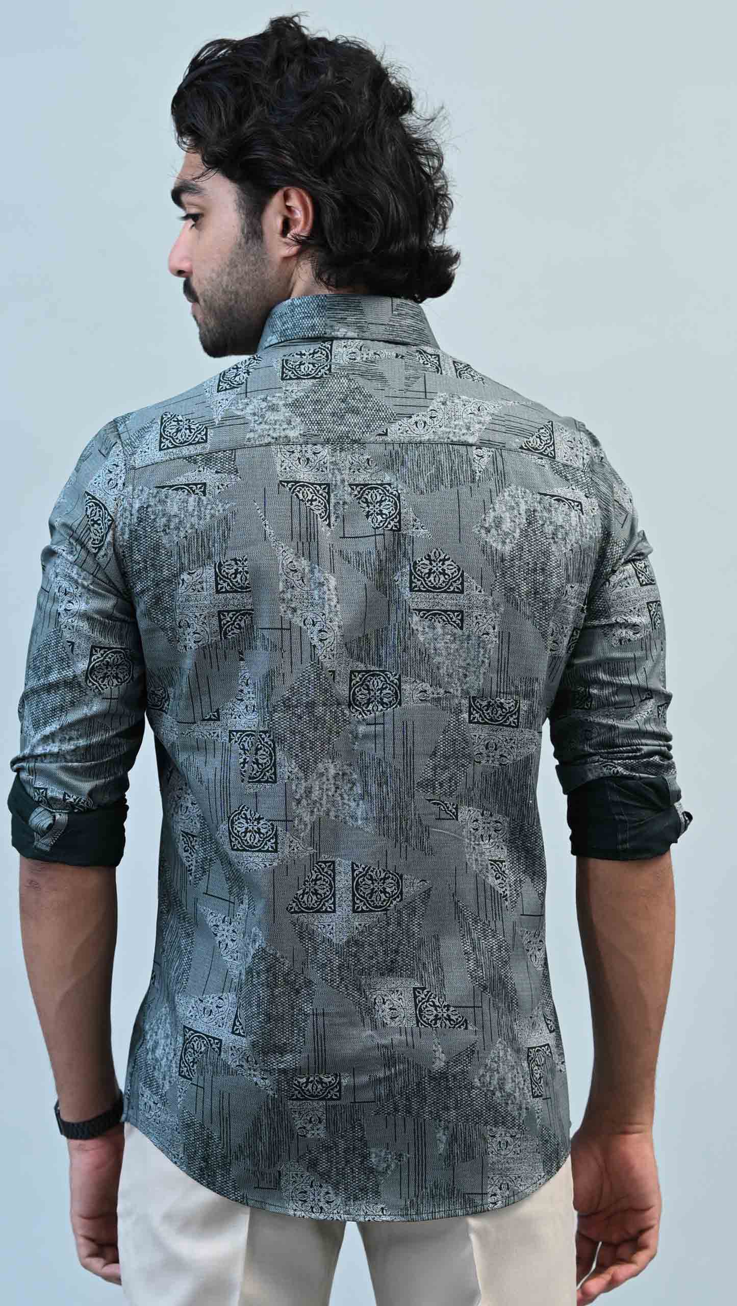 Art Silk Jacquard Slim Fit Kurta