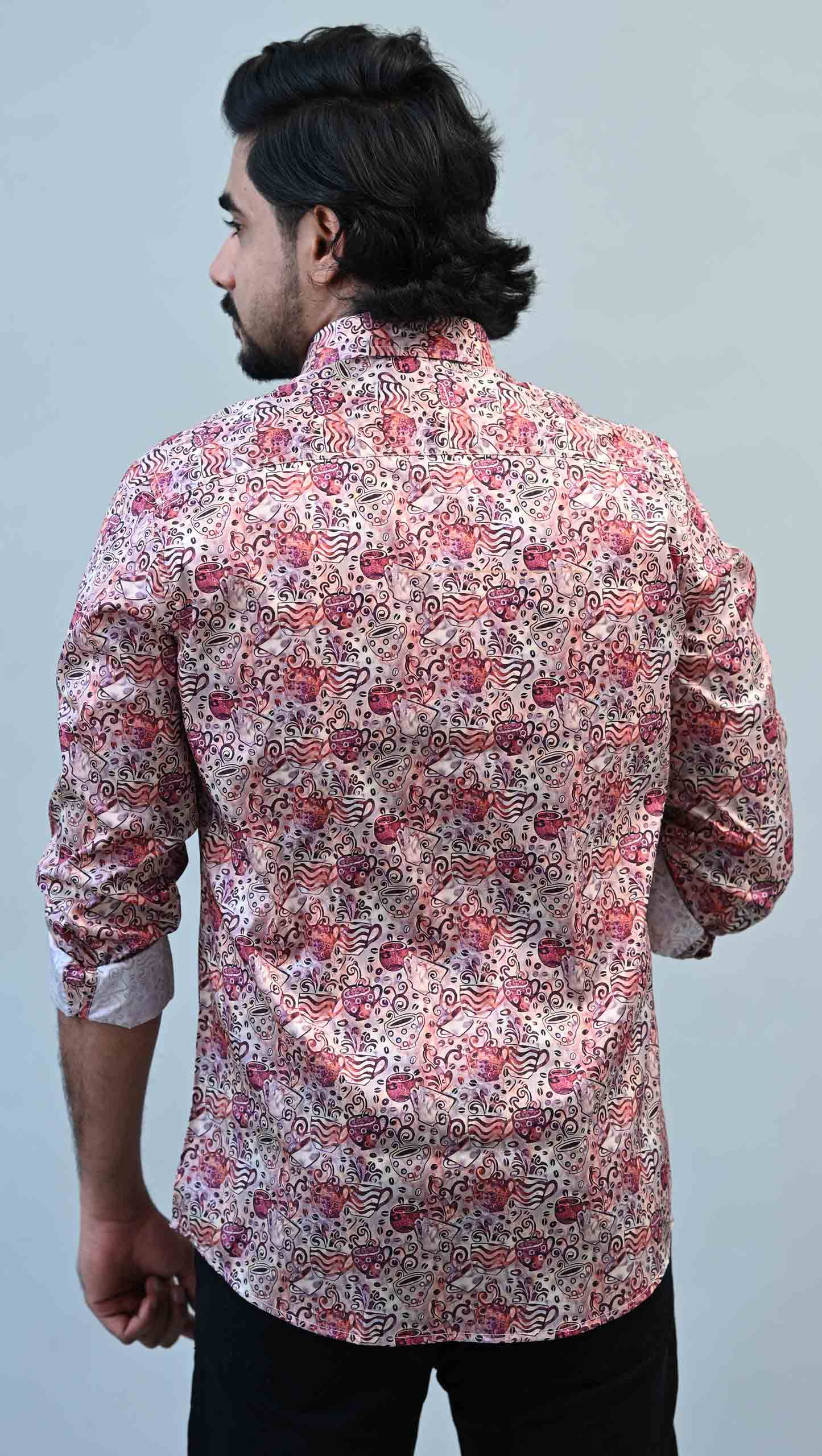 Art Silk Jacquard Slim Fit Kurta