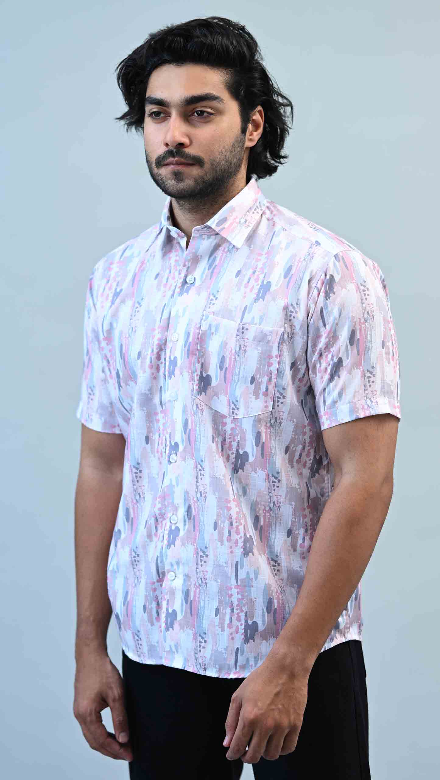 Art Silk Jacquard Slim Fit Kurta