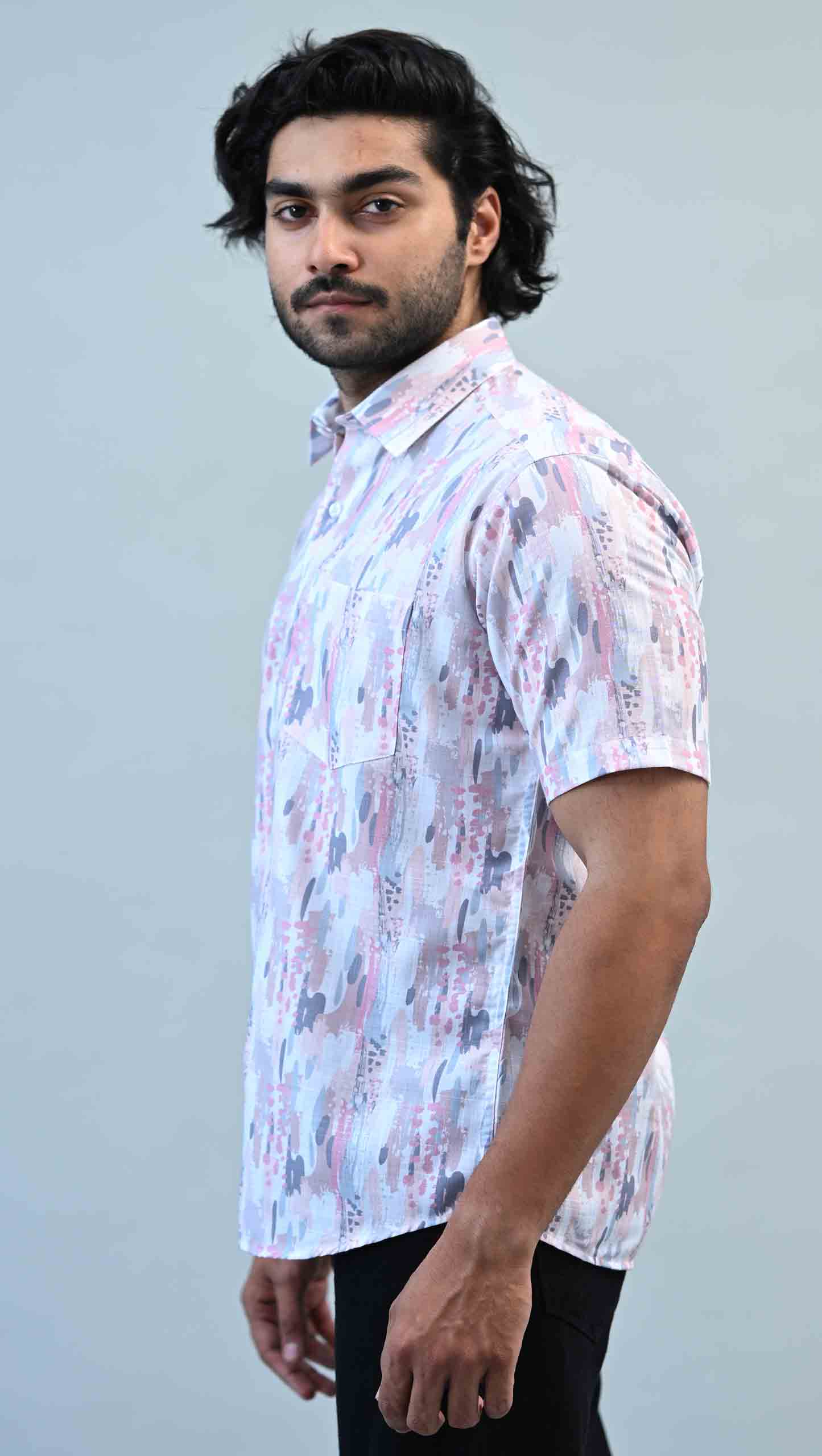 Art Silk Jacquard Slim Fit Kurta