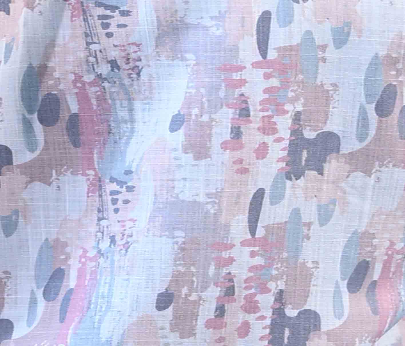 Art Silk Bamboo Stripes Slim Fit Kurta