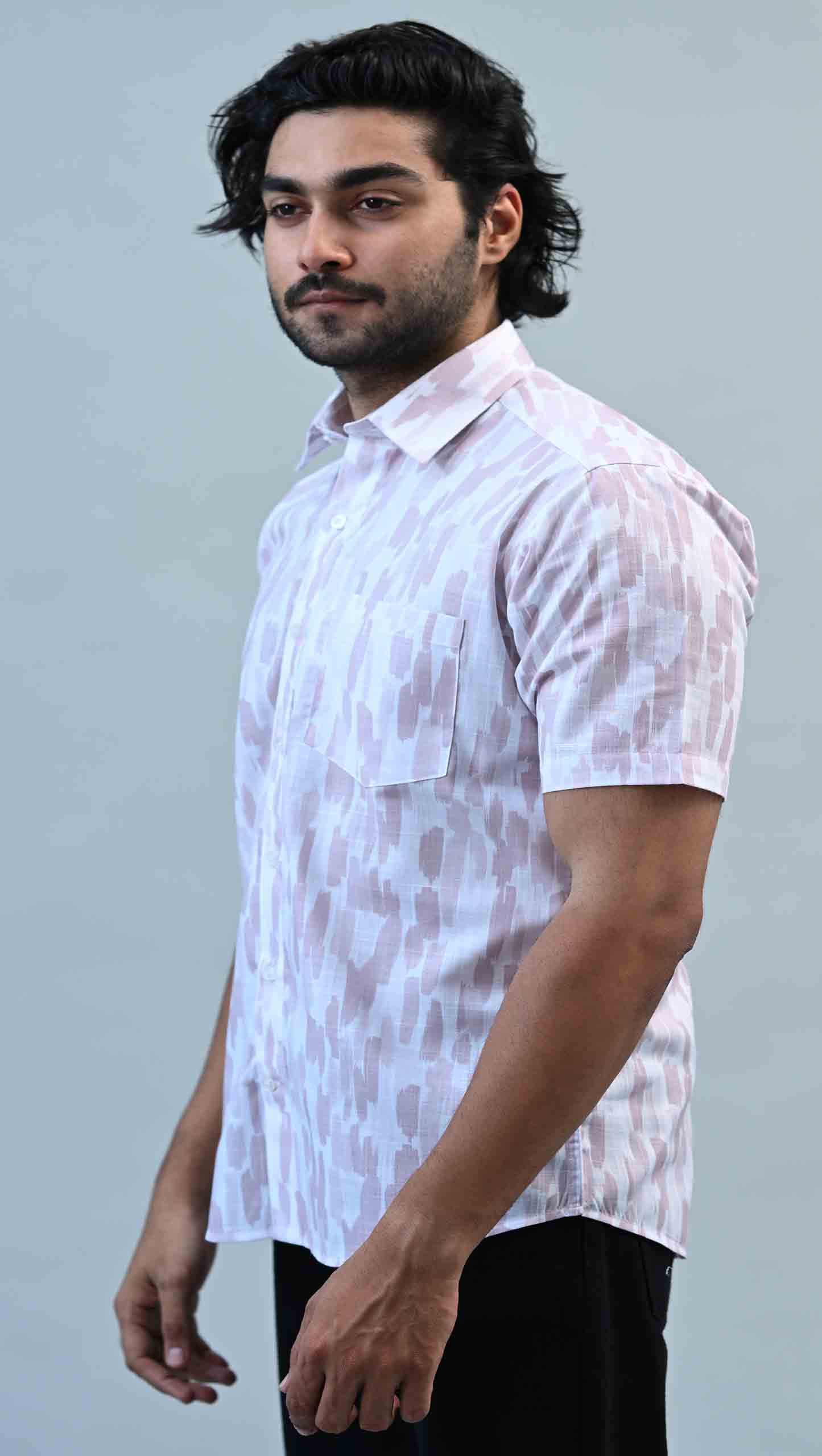 Art Silk Jacquard Slim Fit Kurta