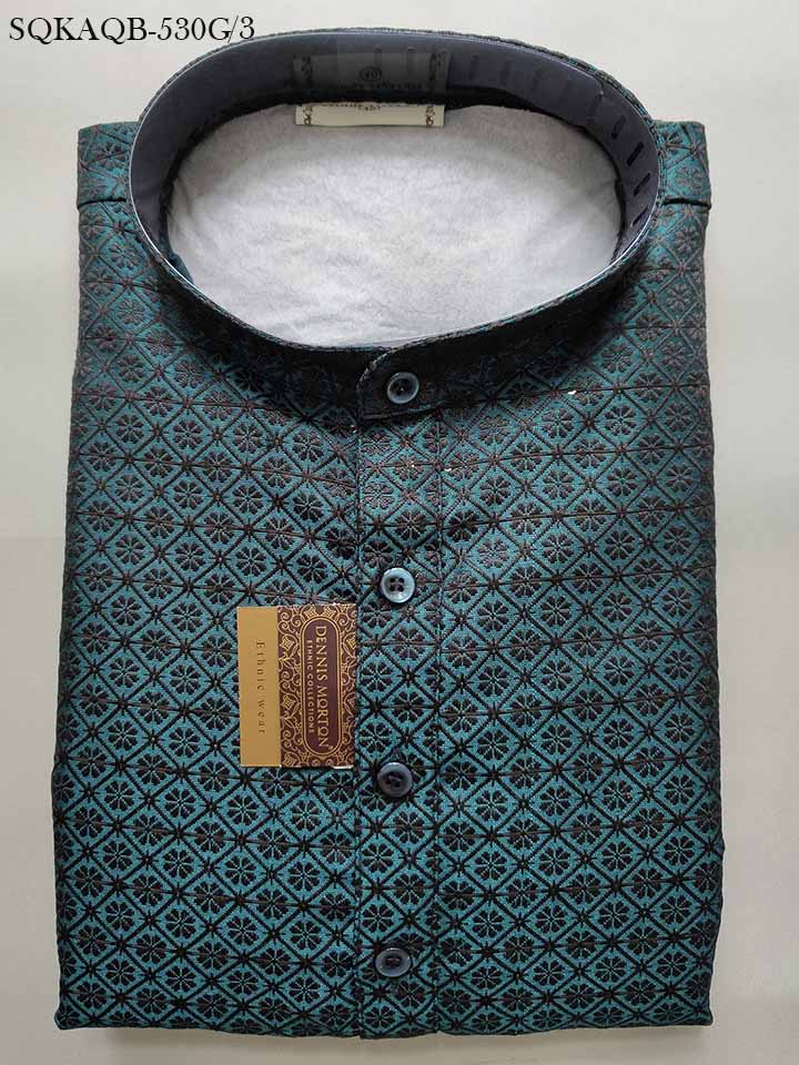 Art Silk Jacquard Slim Fit Kurta